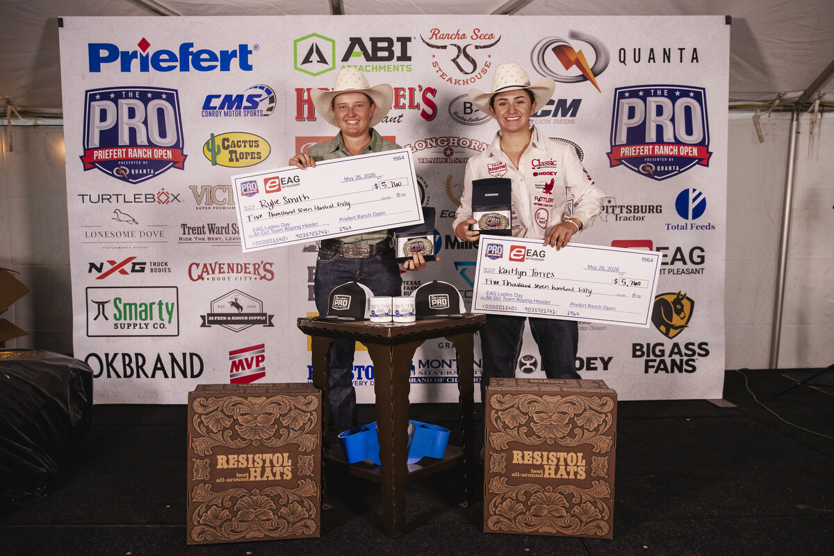EAG Ladies Day All-Girl Team Roping Header