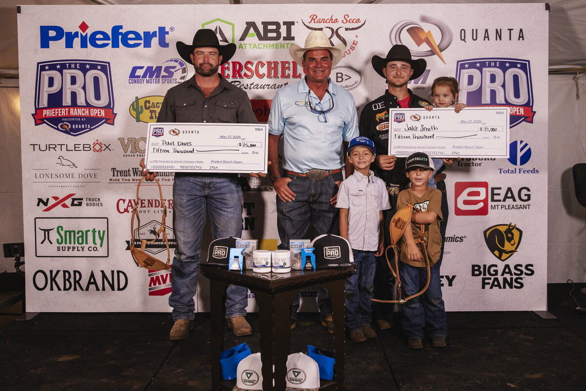 PRO Priefert Ranch Open Champion