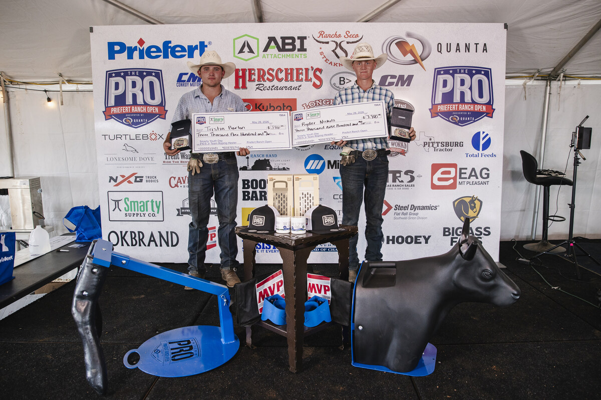 Smarty Youth Day 10.5 Jr. Team Roping Champion