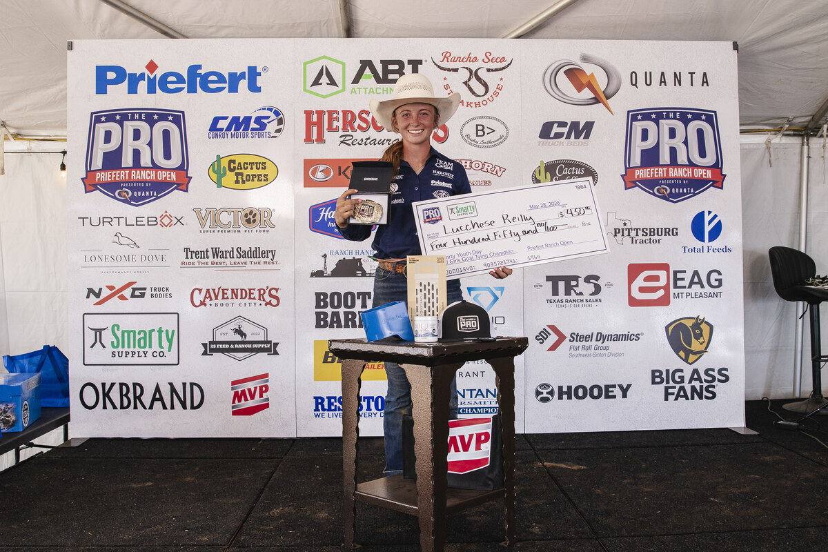 Smarty Youth Day 19U Girls Goat Tying Champion